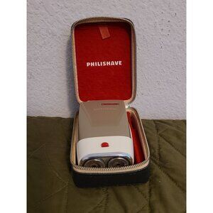 Vintage Philishave Electric Shaver with Original Carry Case NEW